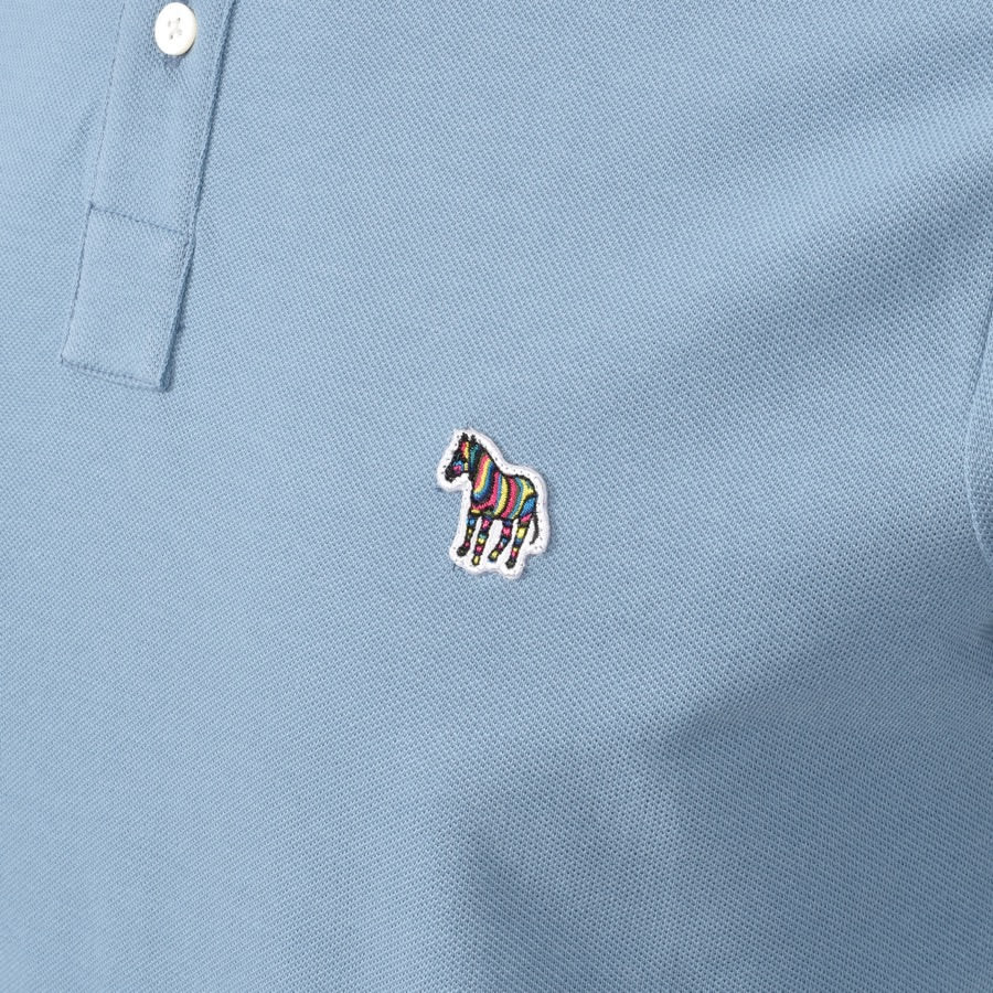 Alternative Image for ProductPS By Paul Smith Long Sleeve Polo T Shirt Blue3